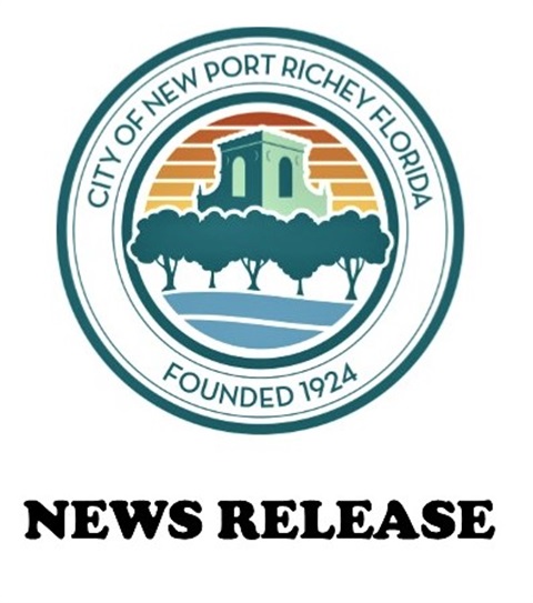 City of New Port Richey seal with multi-colors 